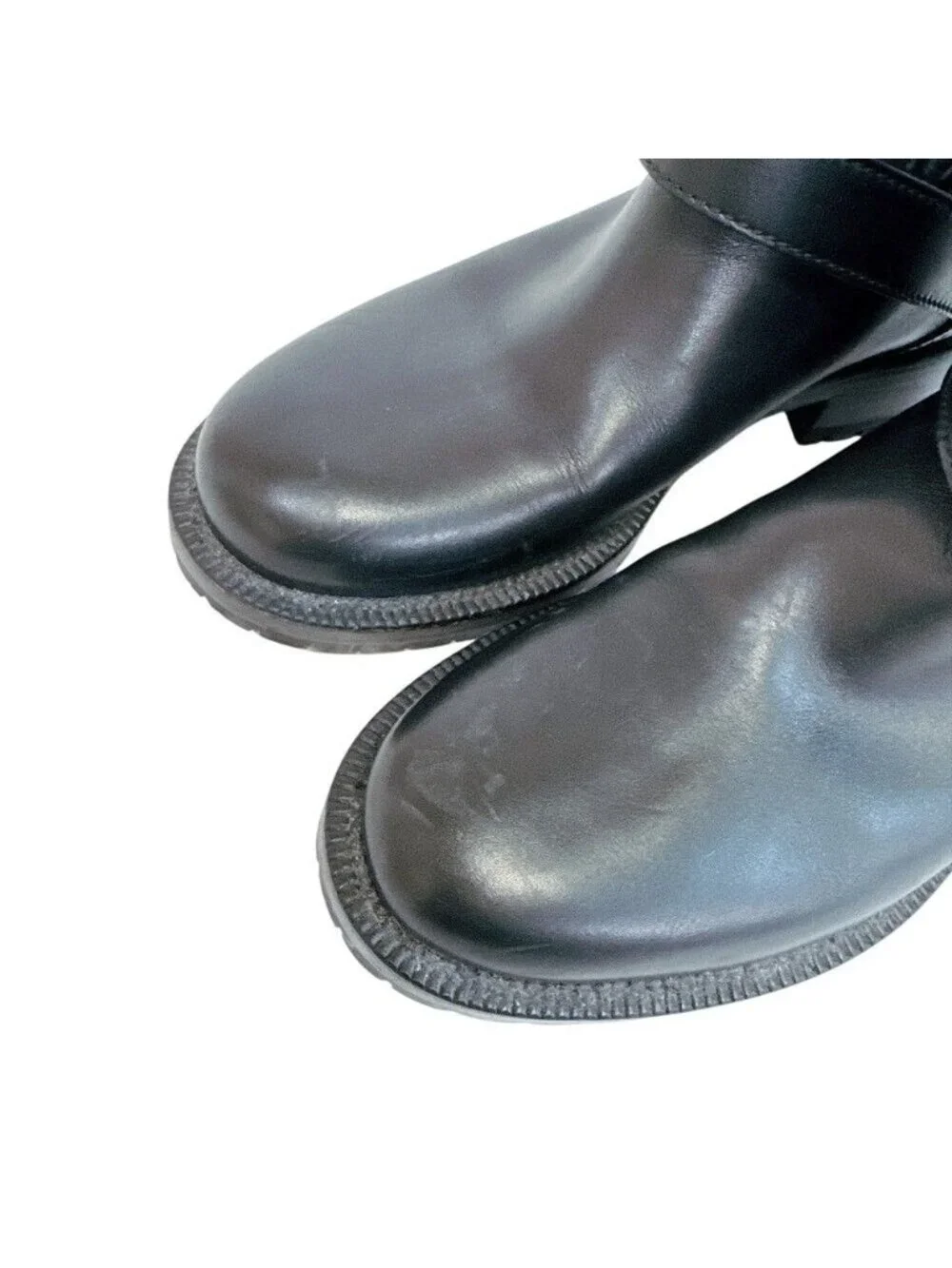 Louis Vuitton Monogram Leather Boots Black